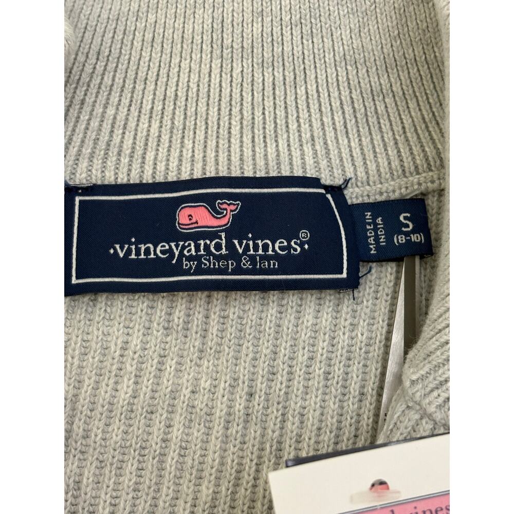 2 Vineyard Vines Boys Shirts Size Small Qtr Zip Sweater Button Down Long Sleeve - Picture 3 of 16